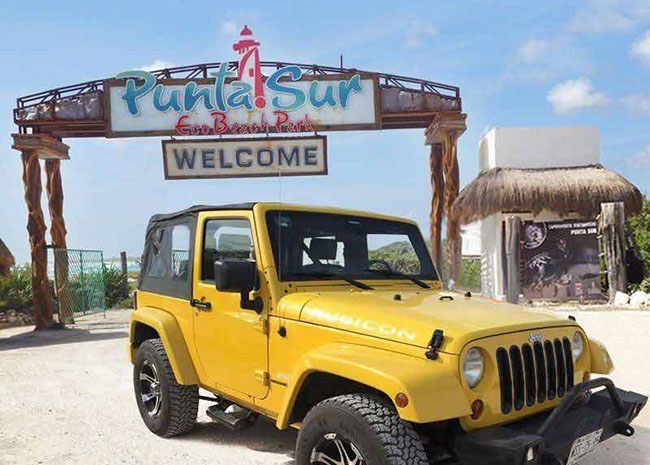 Jeep tours Punta Sur Cozumel.