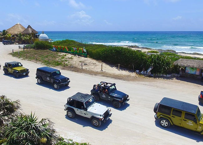 Jeep excursions in Cozumel.